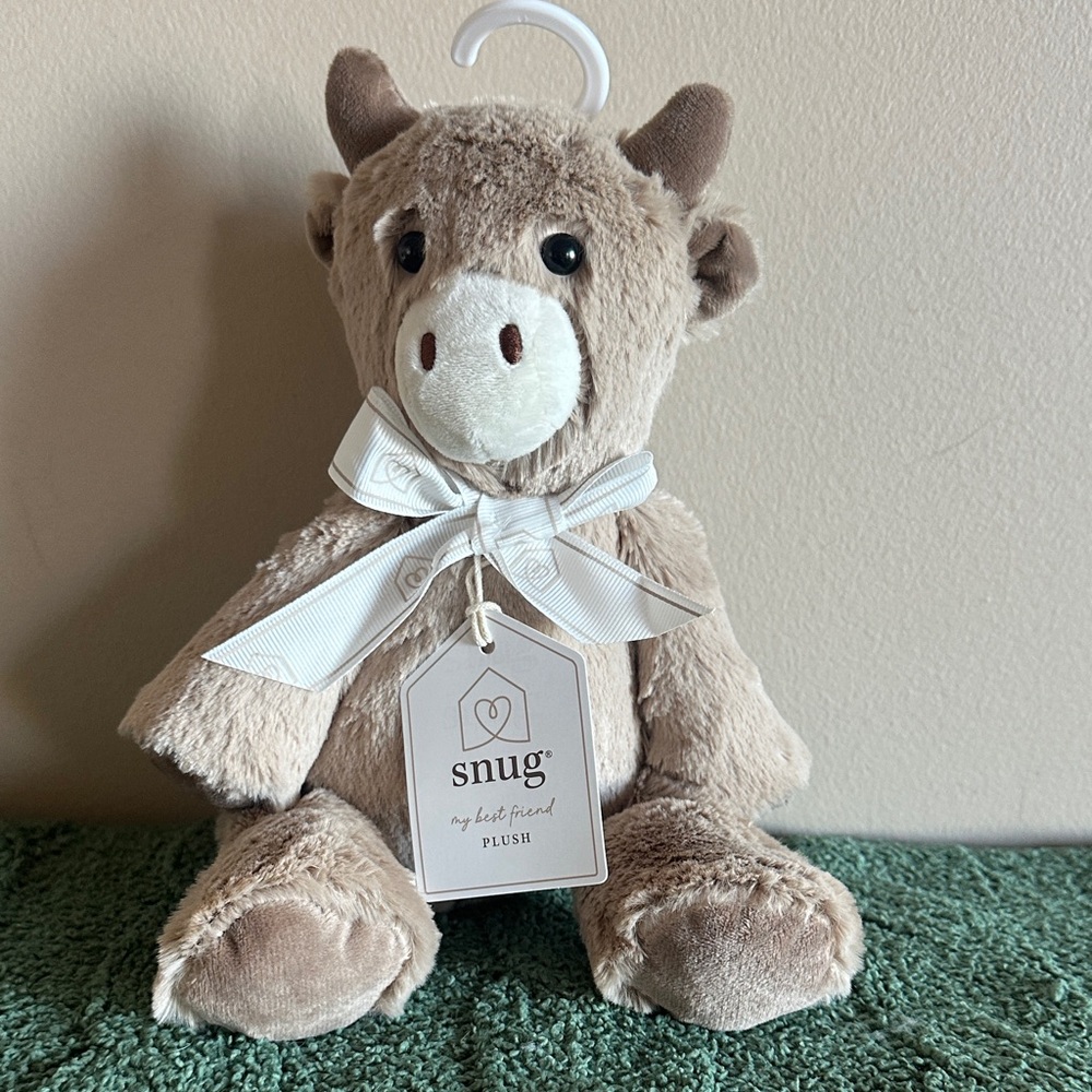 Snug Plush Cow My Best Friend Baby Toddler Super Soft! NEW!